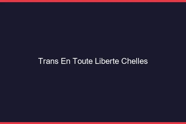 Trans en Toute Liberté Chelles
