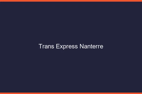 Trans Express Nanterre