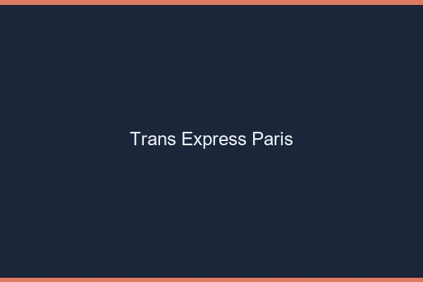 Trans Express Paris