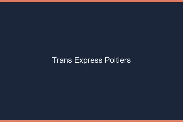 Trans Express Poitiers