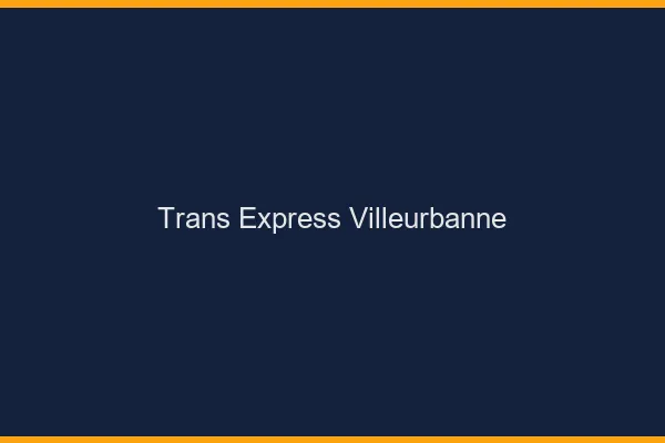 Trans Express Villeurbanne