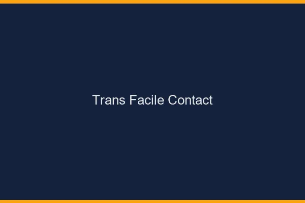 Trans facile contact