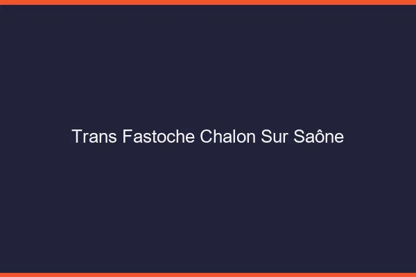 Trans Fastoche Chalon-sur-Saône