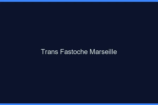 Trans Fastoche Marseille