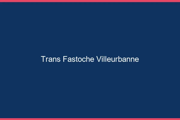 Trans Fastoche Villeurbanne
