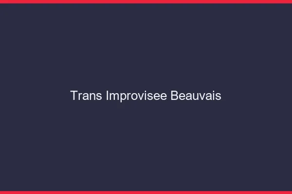Trans Improvisée Beauvais