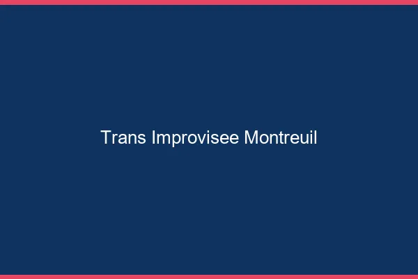 Trans Improvisée Montreuil
