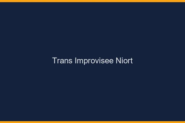 Trans Improvisée Niort