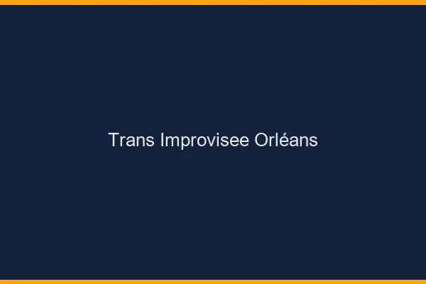 Trans Improvisée Orléans