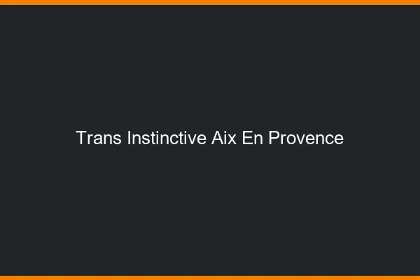 Trans Instinctive Aix-en-Provence