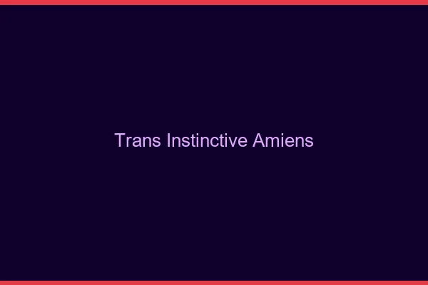 Trans Instinctive Amiens