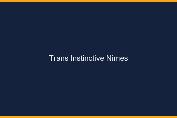 Trans Instinctive Nîmes