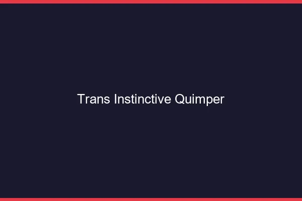 Trans Instinctive Quimper