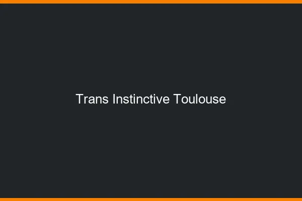 Trans Instinctive Toulouse
