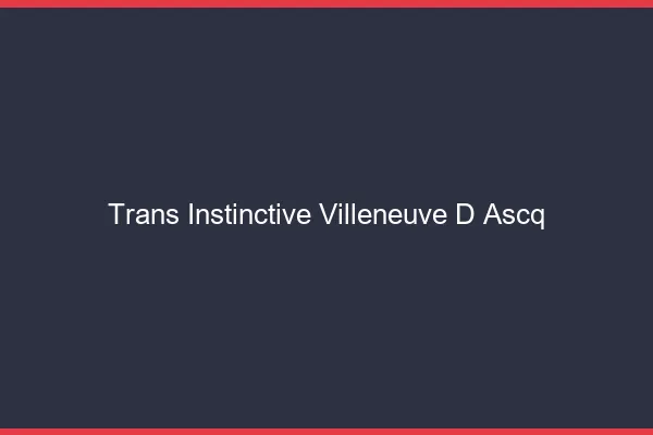 Trans Instinctive Villeneuve-d'Ascq