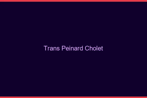 Trans Peinard Cholet