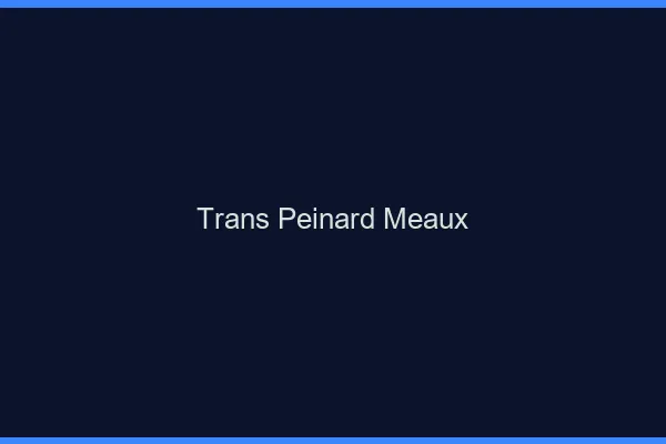 Trans Peinard Meaux