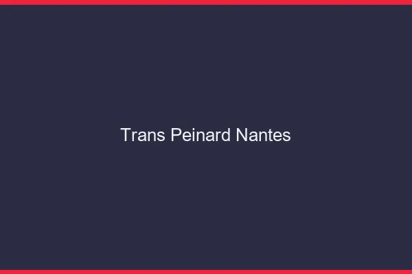 Trans Peinard Nantes