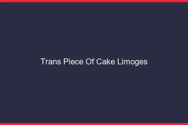 Trans Piece of Cake Limoges