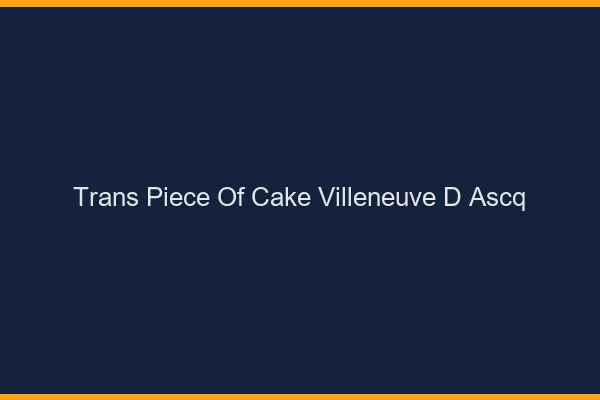 Trans Piece of Cake Villeneuve-d'Ascq