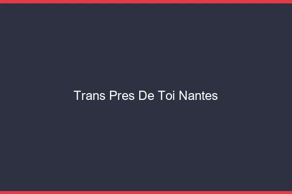 Trans Près de Toi Nantes