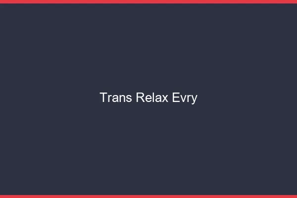 Trans Relax Évry