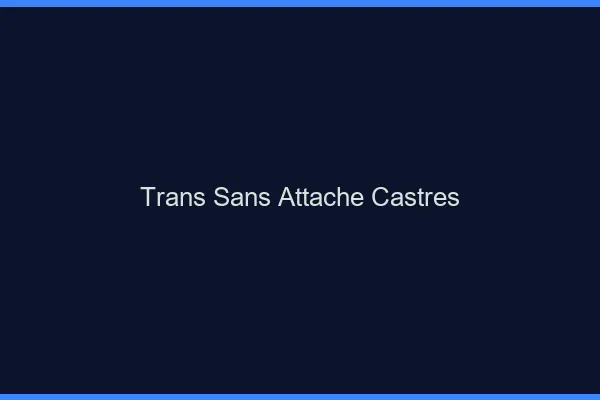 Trans Sans Attache Castres