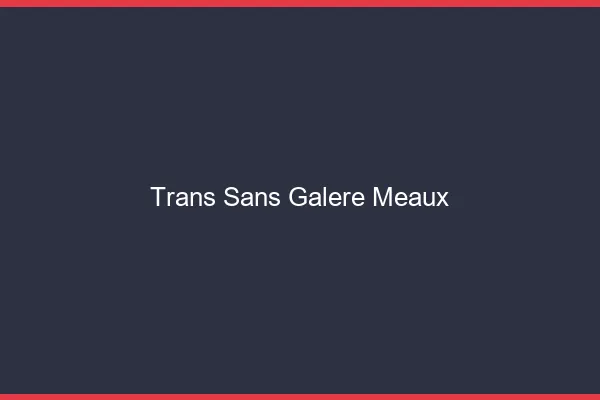 Trans Sans Galère Meaux
