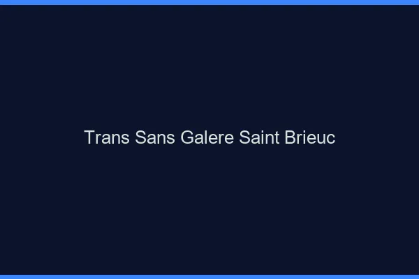 Trans Sans Galère Saint-Brieuc
