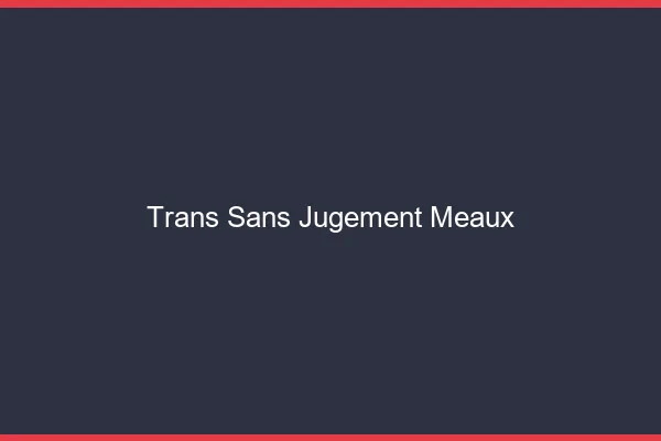 Trans Sans Jugement Meaux