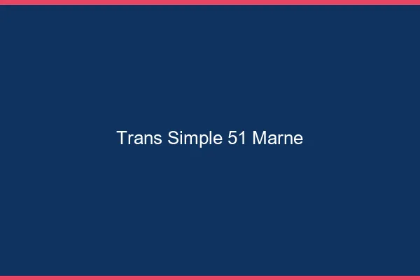 Trans Simple 51 marne