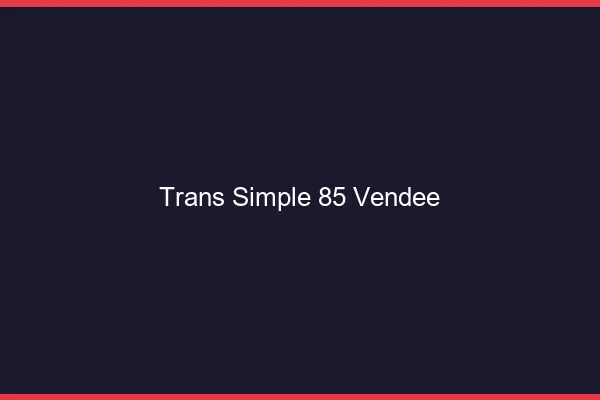 Trans Simple 85 vendee