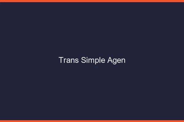 Trans Simple Agen