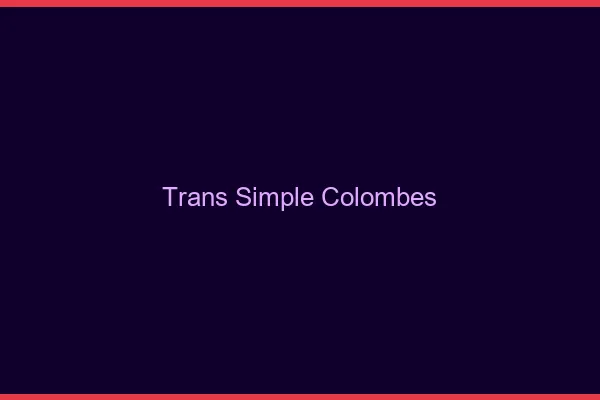 Trans Simple Colombes