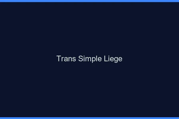 Trans Simple Liège