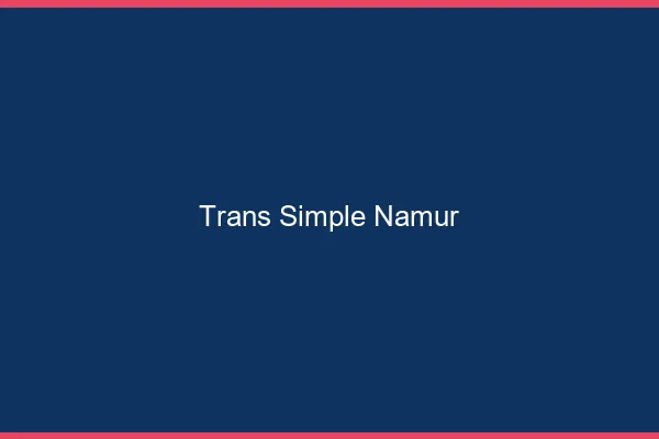 Trans Simple Namur
