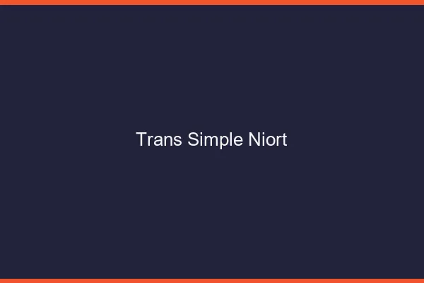 Trans Simple Niort