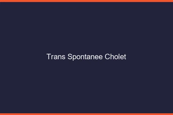 Trans Spontanée Cholet