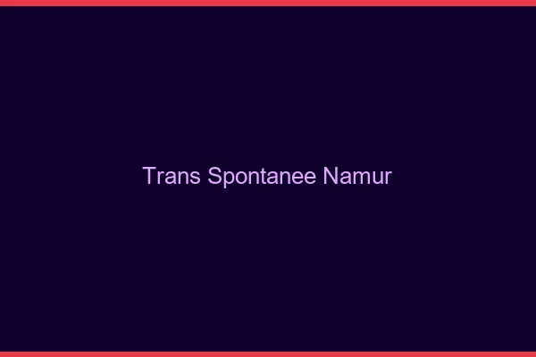 Trans Spontanée Namur