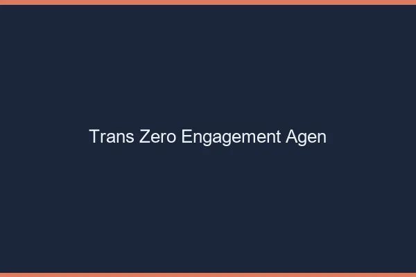 Trans Zéro Engagement Agen
