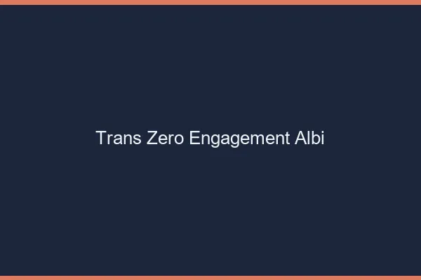 Trans Zéro Engagement Albi