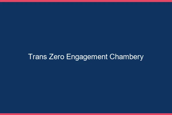 Trans Zéro Engagement Chambéry
