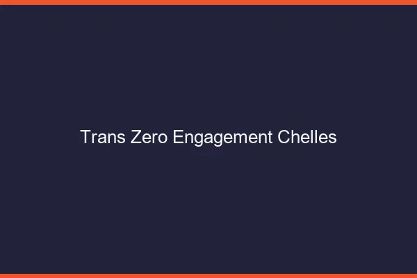 Trans Zéro Engagement Chelles