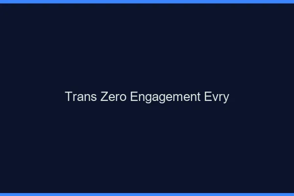 Trans Zéro Engagement Évry