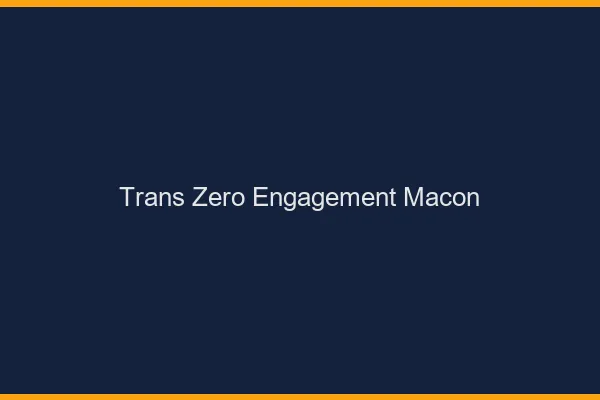 Trans Zéro Engagement Mâcon