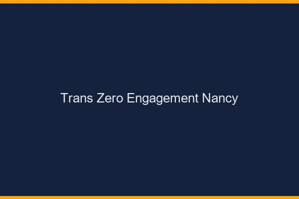 Trans Zéro Engagement Nancy