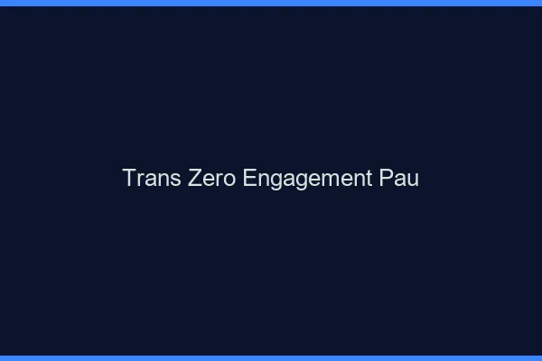 Trans Zéro Engagement Pau