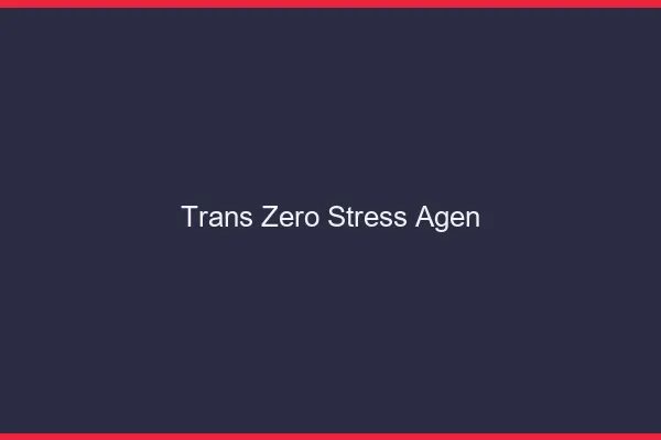 Trans Zéro Stress Agen